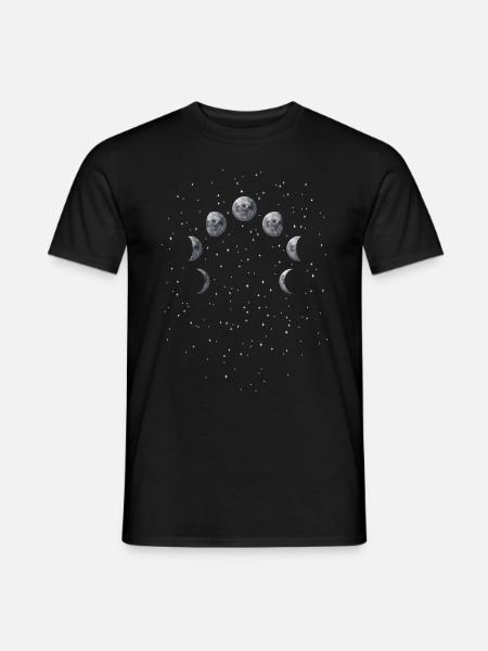 Lunar Eclipse Astronomy Telescope - Men's T-Shirt - black