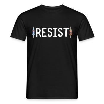 Physique Symbole Science Nerd - T-shirt homme - noir - Devant - AI Model Male 178 light (178cm)