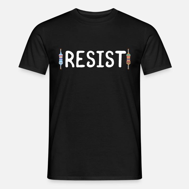 Physik Symbol Wissenschaft Nerd - Männer T-Shirt - Schwarz