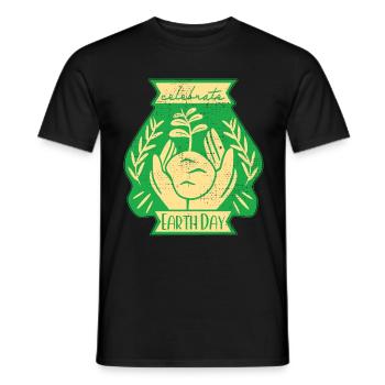 Journée écologique Earth Planet Save Earth - T-shirt homme - noir - Devant - AI Model Male 178 light (178cm)
