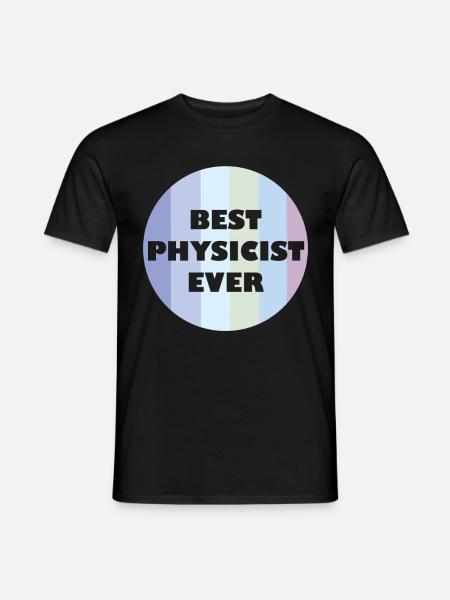 Retro Physics Lover Educational - Men's T-Shirt - black
