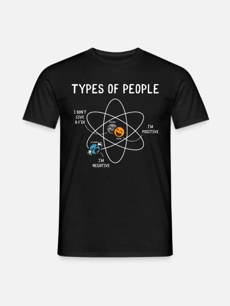 Lovers of science - Men's T-Shirt - black