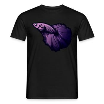 Plongée en eau Plongeur Océan - T-shirt homme - noir - Devant - AI Model Male 178 light (178cm)