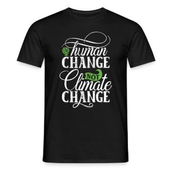 Journée écologique Earth Planet Save Earth - T-shirt homme - noir - Devant - AI Model Male 178 light (178cm)