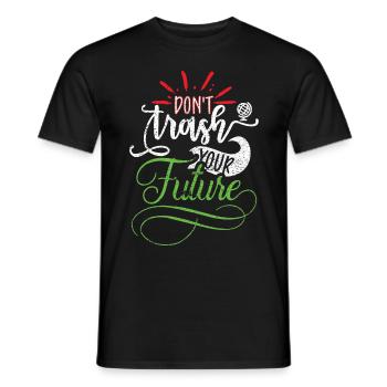 Journée écologique Earth Planet Save Earth - T-shirt homme - noir - Devant - AI Model Male 178 light (178cm)