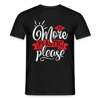 Earth Day Eco-Friendly Earth Saving the Planet - Men's T-Shirt - black - Front - AI Model Male 178 light (178cm)