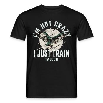 Falcon Falconry Falconry Falcon Hunter Hobby Sports - Men's T-Shirt - black - Front - AI Model Male 178 light (178cm)