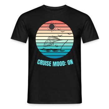 Mode croisière activé : adoptez les vibrations des fêtes - T-shirt homme - noir - Devant - AI Model Male 178 light (178cm)