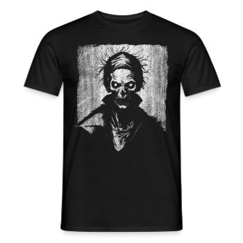 Zombie Southern Country Helloween Halloween - Männer T-Shirt - Schwarz - Vorne - AI Model Male 178 light (178cm)