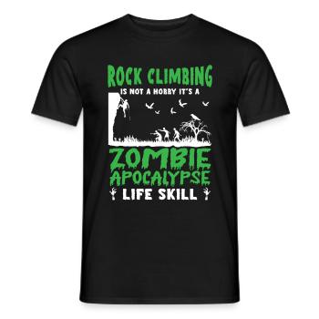 Zombie Apocalypse - Zombie Costume - Zombie - T-shirt homme - noir - Devant - AI Model Male 178 light (178cm)