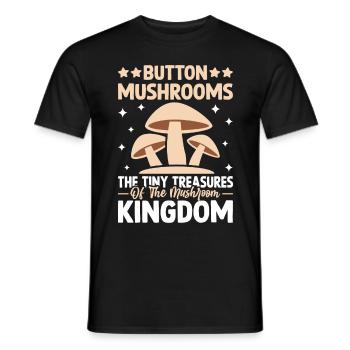 Mushrooms Gifts- Pilze Geschenkidee- Pilze Tshirt - Männer T-Shirt - Schwarz - Vorne - AI Model Male 178 light (178cm)
