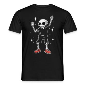 Cool Drôle Squelette - T-shirt homme - noir - Devant - AI Model Male 178 light (178cm)