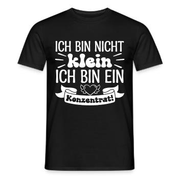 I'm not small, I'm a concentrate! - Men's T-Shirt - black - Front - AI Model Male 178 light (178cm)