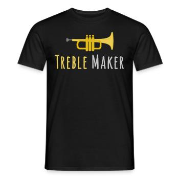 Treble Maker Trompettiste mellophoniste Musique - T-shirt homme - noir - Devant - AI Model Male 178 light (178cm)
