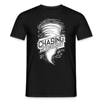 Tornade Twister Chasseur Météorologue - T-shirt homme - noir - Devant - AI Model Male 178 light (178cm)