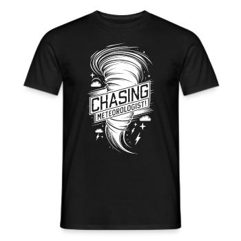 Tornade Twister Chasseur Météorologue - T-shirt homme - noir - Devant - AI Model Male 178 light (178cm)
