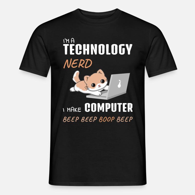 IT Computer Administrator Computer Work Gift - Men's T-shirt - black