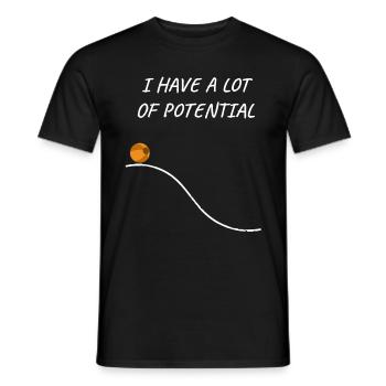 Physiker Physik Lustige Sprüche Nerd nerdy Geek - Männer T-Shirt - Schwarz - Vorne - AI Model Male 178 light (178cm)