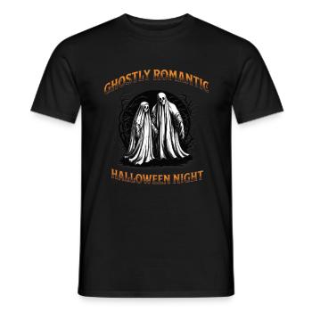 Geisterhaft romantische Halloween-Nacht - Männer T-Shirt - Schwarz - Vorne - AI Model Male 178 light (178cm)