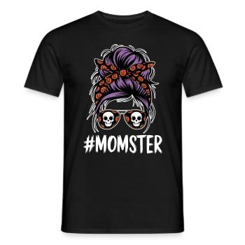 Halloween Momster Monster Mom - Men's T-Shirt - black - Front - AI Model Male 178 light (178cm)