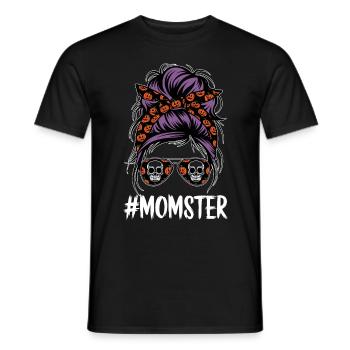 Halloween Momster Monster Mom - Men's T-Shirt - black - Front - AI Model Male 178 light (178cm)