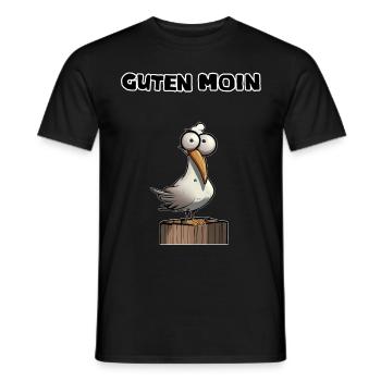 Guten Moin - servus hello guten Morgen morschen - Männer T-Shirt - Schwarz - Vorne - AI Model Male 178 light (178cm)