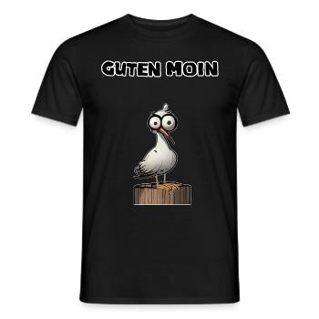Guten Moin - servus hello guten Morgen morschen - Männer T-Shirt - Schwarz - Vorne - AI Model Male 178 light (178cm)
