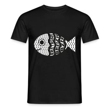 Le Petit Breton T-shirt - Männer T-Shirt - Schwarz - Vorne - AI Model Male 178 light (178cm)