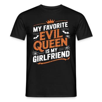 Ma méchante reine préférée est ma petite amie - T-shirt homme - noir - Devant - AI Model Male 178 light (178cm)