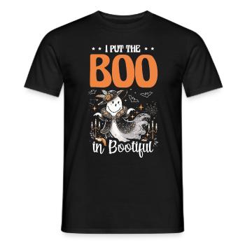 J’ai le boo dans Bootiful, jeux de mots d’Halloween - T-shirt homme - noir - Devant - AI Model Male 178 light (178cm)