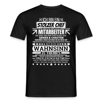 Proud Funny Coworker Gift Tee Shirt - Men's T-Shirt - black - Front - AI Model Male 178 light (178cm)