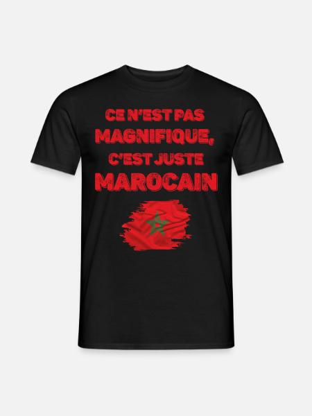 C'est juste Marocain - T-shirt homme - noir