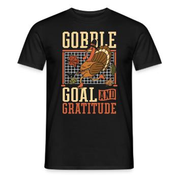 Eishockey Thanksgiving Truthahn Eishockey - Männer T-Shirt - Schwarz - Vorne - AI Model Male 178 light (178cm)