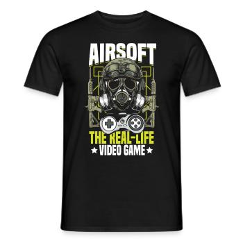 Airsoft Fields BB Guns J’aime l’airsoft - T-shirt homme - noir - Devant - AI Model Male 178 light (178cm)