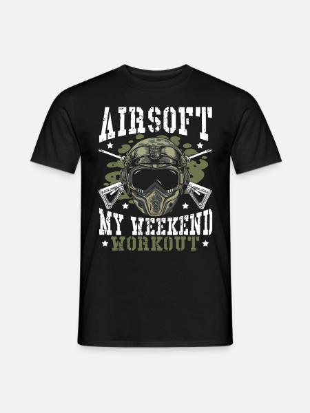 Team-Based Shooting Airsoft Strategy Airsoft - Men's T-Shirt - black