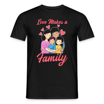 Thank You Gifts for Foster Parents - Men's T-Shirt - black - Front - AI Model Male 178 light (178cm)