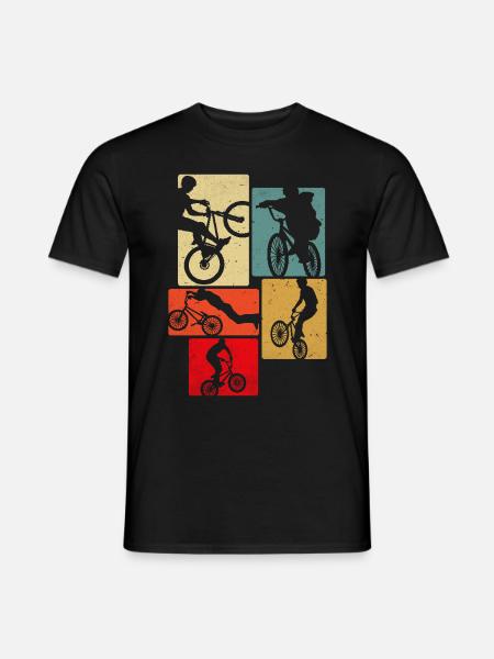 Bicycle Retro - Men's T-Shirt - black