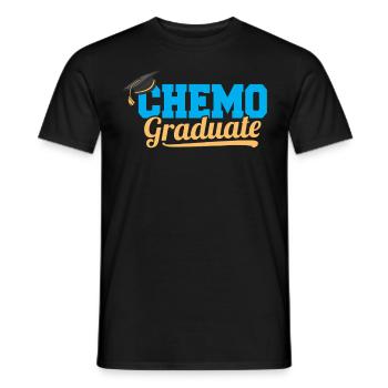 Chemo Graduates Chemotherapy Cancer Awareness - Men's T-Shirt - black - Front - AI Model Male 178 light (178cm)