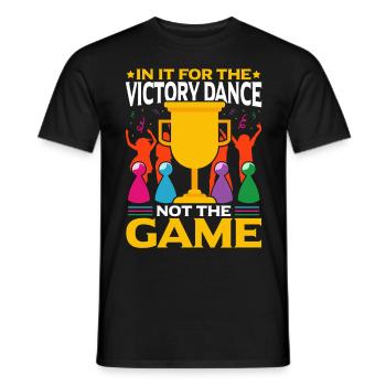 Board Games Fun And Games Board Game Humor Jokes - Men's T-Shirt - black - Front - AI Model Male 178 light (178cm)