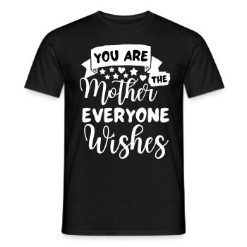 Beste Mama Spruch Mutter Sprüche - Männer T-Shirt - Schwarz - Vorne - AI Model Male 178 light (178cm)