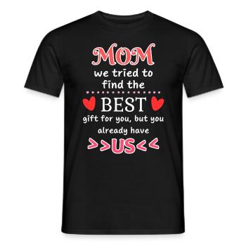 Lustiges Mama Geschenk Muttertag - Männer T-Shirt - Schwarz - Vorne - AI Model Male 178 light (178cm)