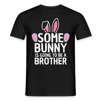 Lustiges Ostern Baby Geschwister Design - Männer T-Shirt - Schwarz - Vorne - AI Model Male 178 light (178cm)