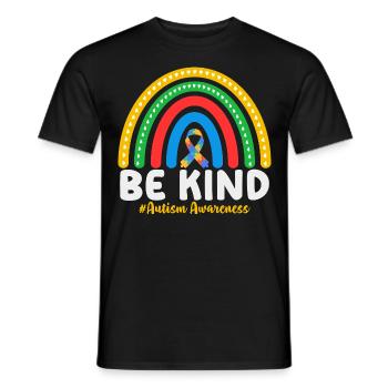 Autism Awareness - Männer T-Shirt - Schwarz - Vorne - AI Model Male 178 light (178cm)
