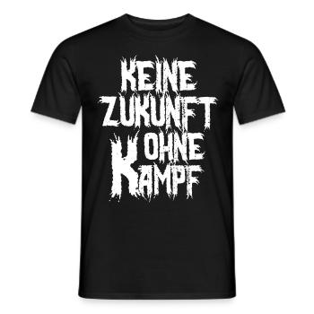 Pas d’avenir sans lutte - Motivation et protestation - T-shirt homme - noir - Devant - AI Model Male 178 light (178cm)