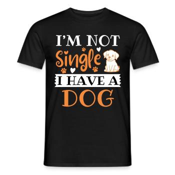 Dog Owner Funny Dog Saying - Men's T-Shirt - black - Front - AI Model Male 178 light (178cm)