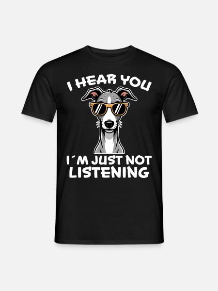 Greyhound Saying, Greyhound Joke, Greyhound Gift - Men's T-Shirt - black