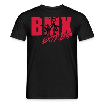 bmx 2_2c - Men's T-Shirt - black - Front - AI Model Male 178 light (178cm)