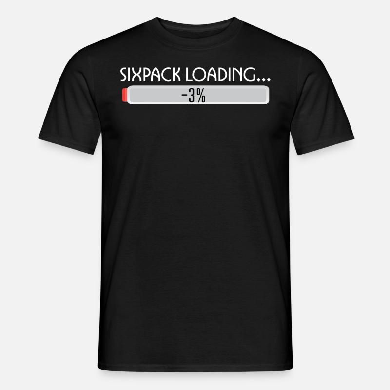 SIXPACK LOADING-2 - Männer T-Shirt - Schwarz