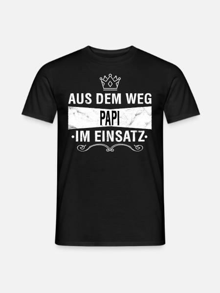 PAPI - Männer T-Shirt - Schwarz