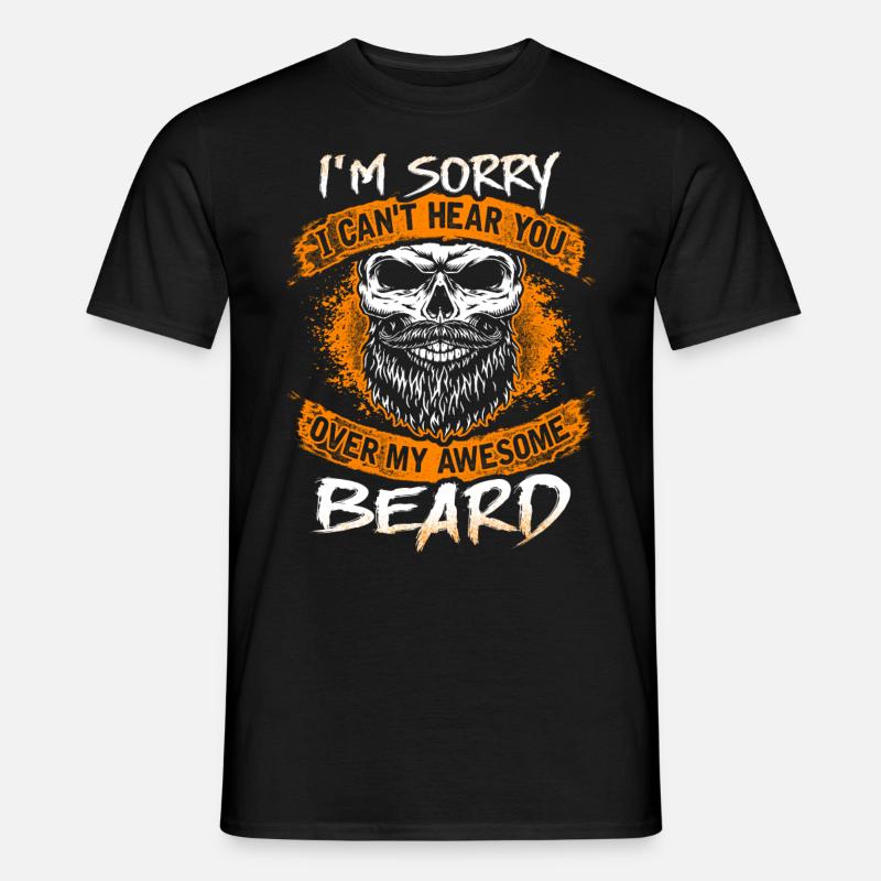 My awesome beard - EN - Männer T-Shirt - Schwarz